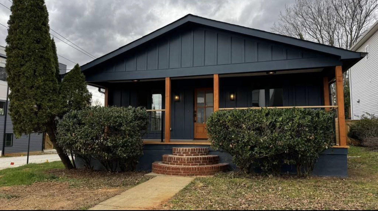 Completed home exterior