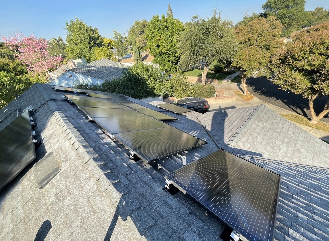 Completed renovation project detail, first view