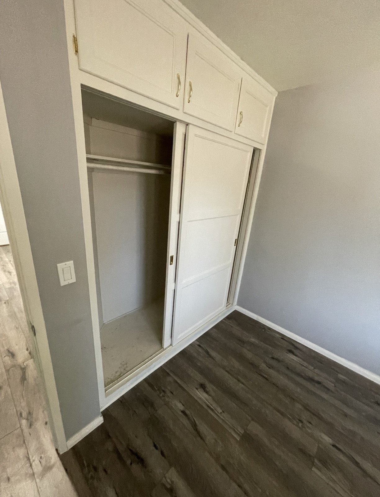 Interior renovation and closet details