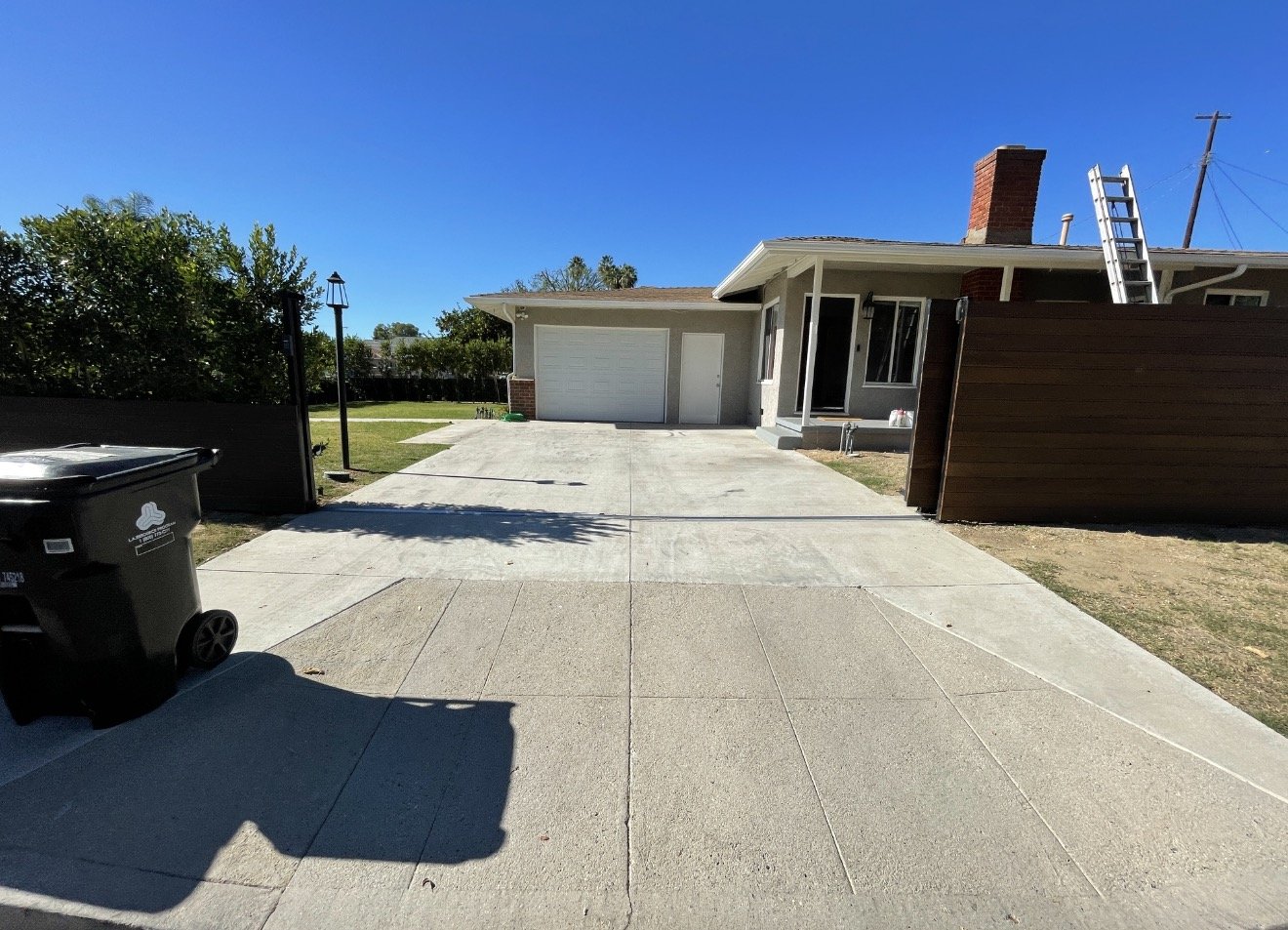 Backyard and patio improvements