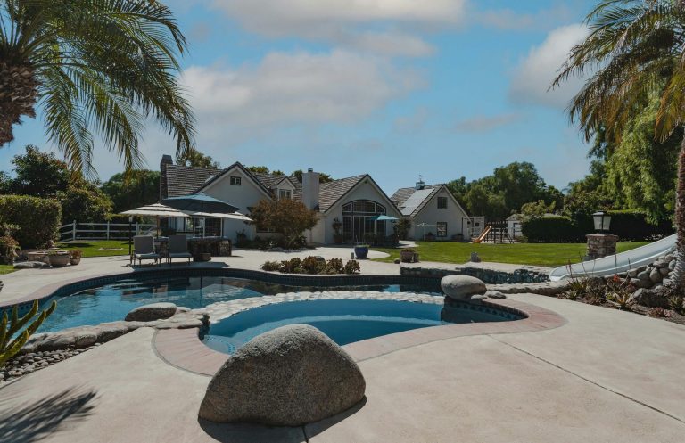 Exterior home renovation and outdoor improvement project with updated residential living space